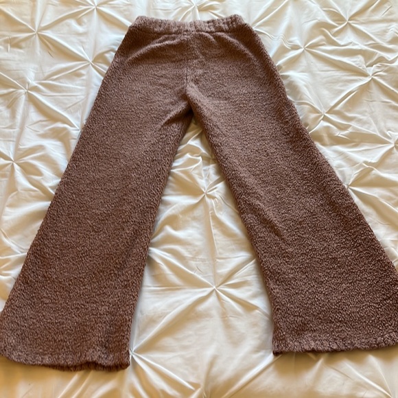 Skims size S/M beige mauve color I’m 5’6” pajama bottoms Cozy Collection - Picture 4 of 11